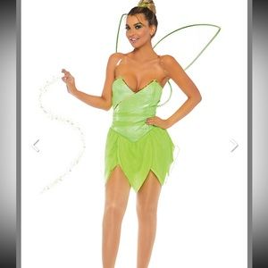 Womens Small Tinker Bell Halloween costume
